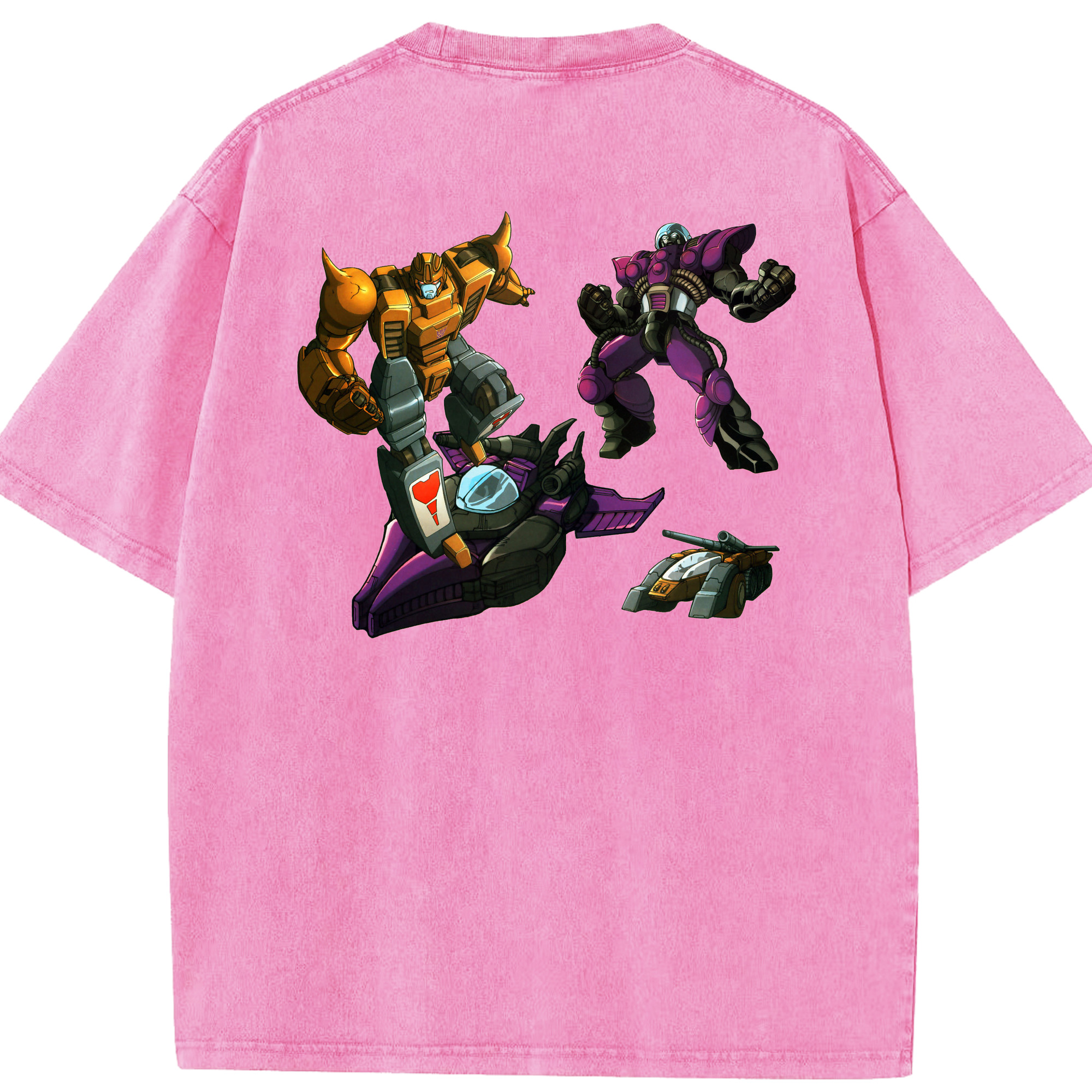 （画像用）  綿100% ヴィンテージ風 半袖Tシャツ（背面プリント）